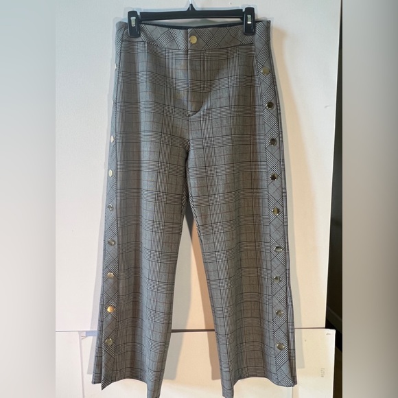 NWOT ZARA WOMAN PLAID DRESS PANTS - Picture 1 of 4